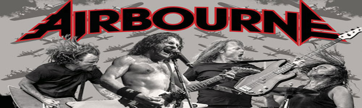 Airbourne en concierto.